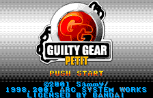 Guilty Gear Petit Title Screen
